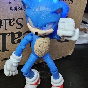 Blue Action Figure Toy